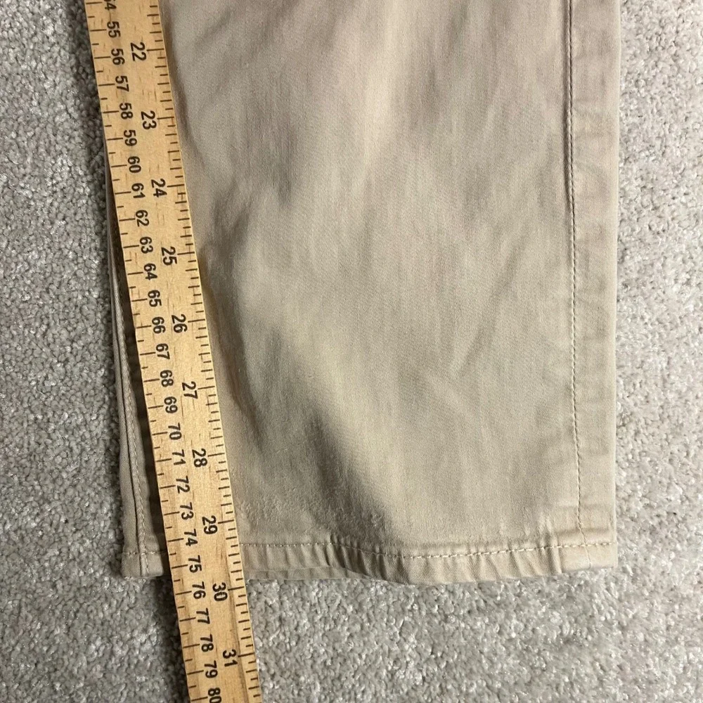 AG Adriano Goldschmied The Graduate Mens 34x32 Khaki Tailored Leg Pants